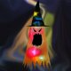 thumbnail image 2 of Sombrero de bruja colgante, sombrero de bruja, sombrero de bruja con luz LED, para Halloween, fiesta, exterior, jardín, árbol, sombrero de bruja colgante. esquí esquí Gafas de esquí, 2 of 3