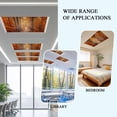 thumbnail image 4 of 2 Pack Magnetic Fluorescent Light Covers, 2x4 Ft,Fall Autumn Forest Orange Leaf Magnetic Light Covers for Ceiling Lights Classroom Office Home Decor, 4 of 9