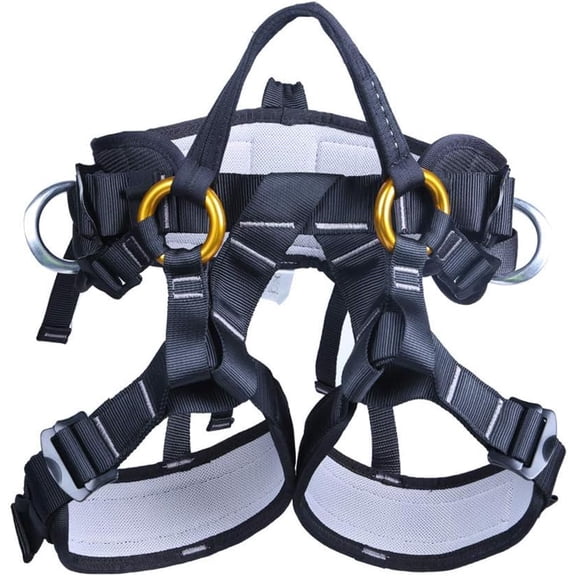 Half Body Climbing Harness Aerial Work Safety Belt for Fire Rescuing Caving Rock Climbing Rappelling Tree Protect Waist Safety Belts
