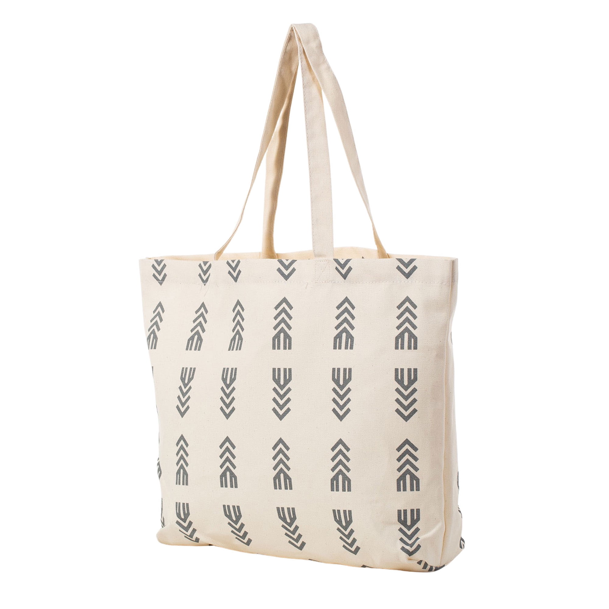 Pattern Canvas Shopping Tote Bag