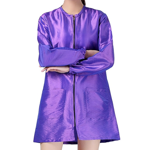 OULII Version Confortable Salopettes de Technicienne en Fibre Violet 1Pcs pour Usage Domestique
