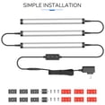thumbnail image 3 of Inlight 12-inch Plug-in LED Under Counter Lights for Kitchen, Day Light 5000K, Pack of 3, IN-0110-23-SN-5K, 3 of 10