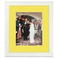 thumbnail image 2 of ArtToFrames 12x24" Matted Picture Frame with 8x20" Single Mat Photo Opening Framed in 1.25" Off White Wash on Ash and 2" Canary Mat (FWM-4098-12x24), 2 of 8