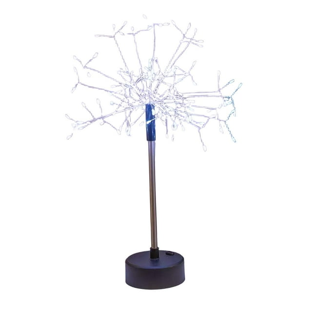 Lámpara de mesa de diente de león, alambre de cobre luminoso, lámpara de diente de león ambiental para colocar en una Luz blanca