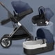 thumbnail image 4 of New Baby stroller 3 in1,four wheels stroller,2 in 1 baby car,kinderwagen Foldable newborn baby carriage,High landscape strollers ShopWise Round, 4 of 20