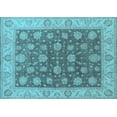 thumbnail image 1 of Ahgly Company Indoor Rectangle Oriental Light Blue Traditional Area Rugs, 7' x 10', 1 of 4
