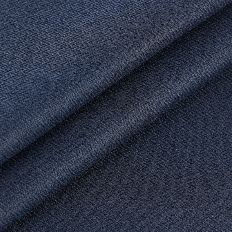 Superior Nyan 100% Blackout Curtains Set of 2, Grommet Header Curtain Panel Pair, Navy Blue, 52"W x 84"L