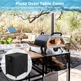 thumbnail image 3 of Pizza Oven Table Cover, Waterproof Sunproof Outdoor Pizza Oven Stand Over, Fit Ooni Large Tables, Outdoor Prep Cart Table Cover, Pizza Oven Dining Cart Worktable 420D Oxford Cover 36x32x31", 3 of 6
