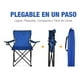 thumbnail image 5 of Silla Plegable CJR De Playa Campamento Exteriores Azul, 5 of 9