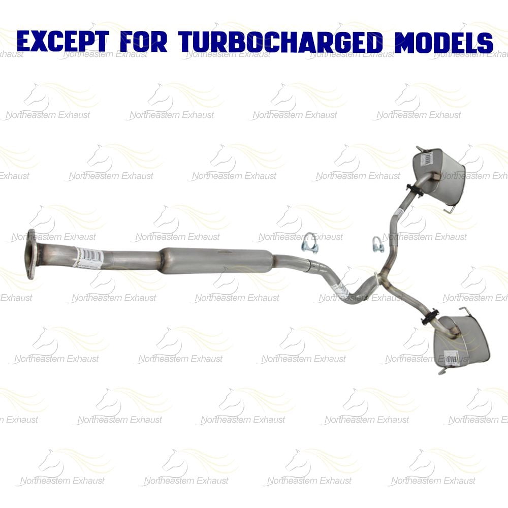 Northeastern Exhaust | Stainless Steel Resonator Y-Pipe & Pair of Mufflers Exhaust System Kit Fits 2006–2009 Subaru Outback 2.5L | Direct-Fit Replacement