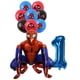 thumbnail image 4 of 12 globos de aluminio con temática de superhéroe Spiderman de 32 pulgadas, globos digitales, suministros de decoración para fiestas de cumpleaños infantiles, 4 of 5