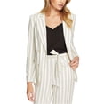 thumbnail image 1 of 1.STATE - Chaqueta tipo blazer a rayas para mujer, color amarillo, 10, 1 of 1