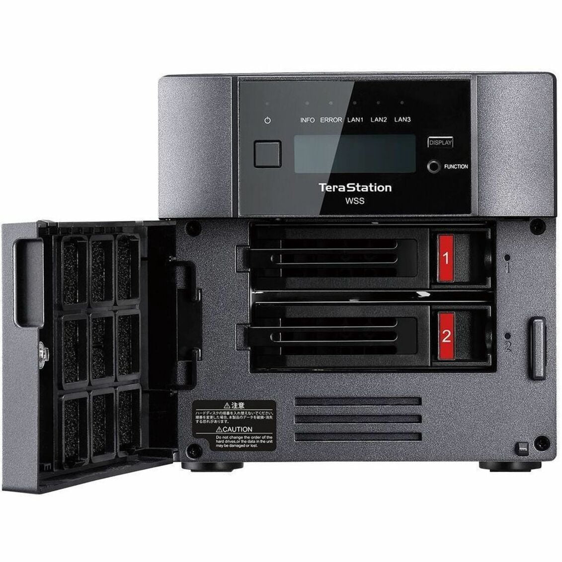 BUFFALO TeraStation WS5220DN 2-Bay Windows Server IoT 2025 Desktop NAS 8TB (2x4TB) HDD Included TAA Compliant - Intel Atom C3338 Dual-core (2 Core) 1.50 GHz - 2 x HDD Supported - 48 TB Supported HD...