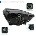 thumbnail image 4 of Spec-D Tuning LED R8 Style Projector Headlights Black Compatible with 2010-2013 Hyundai Tucson, Left + Right Pair Headlamps Assembly, 4 of 5