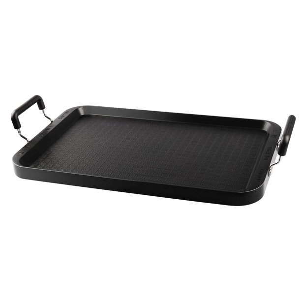 Plancha Vayepro para estufa plana, 2 quemadores, 43 x 27 cm, aluminio