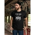 thumbnail image 2 of Don't Talk To Me In The Morning T-Shirt Men -Smartprints Designs, Male x-Large, 2 of 4