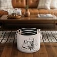 thumbnail image 2 of American Art Decor Grand Ole Opry Boot and Cowboy Hat Printed Fabric Basket Set of 3 - 15" x 11.5", 2 of 6