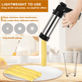 thumbnail image 3 of Churrera Churro Maker Machine Stainless Steel Churro Maker Kit with 3 Different Tips Piping Nozzle Hollow, 3 of 6