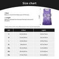 thumbnail image 4 of Balery Snowfall Sky White Purple Pattern Men's Workout Tank Top Gym Muscle Tee Fitness Bodybuilding Sleeveless T Shirt Quick Dry Fit Muscle Tank Top Slim-Fit Tank-Large, 4 of 7