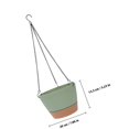 thumbnail image 2 of unbranded Maceta Colgante Decorativa Para Y Balcones En Color Verde Material Resistente, 2 of 7