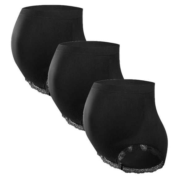 Baywell Maternity Underwear Soft Pregnancy Maternity Over Belly Panties Underwear Shorts Comfortable for Pregnant Women Multi-Pack Black M-XL