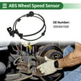 thumbnail image 2 of Sensor de velocidad de rueda ABS Unique Bargains Conjunto de sensor ABS No.59930A7000 para Kia Forte 2014-2016 L4 1.8L 1 Pcs parte trasera derecha, 2 of 7