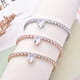 thumbnail image 4 of Collares para perros pequeños y medianos Collares de cadena para perros Collar blanco dorado para cachorros, 4 of 5