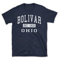 thumbnail image 1 of Bolivar Ohio Classic Established Men's Cotton T-Shirt, 1 of 1