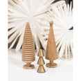 thumbnail image 3 of BIDK Home Mango Wood Christmas Tree Decoration - 8" - Natural, 3 of 8