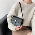 thumbnail image 2 of Nuevo bolso de verano retro para mujer, bolso de hombro tipo bandolera de un solo hombro, bolso sencillo de color liso para mujer 2025, 2 of 5