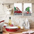thumbnail image 6 of Christmas Kitchen Towels Plaid Xmas Tree Gnome Truck Kitchen Dishcloth 18 x 26 Inch Ultra Absorbent Tea Towel Drying Hand Towel for Holiday Home Cooking Baking, Set of 2, 6 of 6