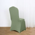 thumbnail image 6 of Balsa Circle 20 Rose Gold Spandex Stretchable Banquet Solid Chair Covers Slipcovers, 6 of 8