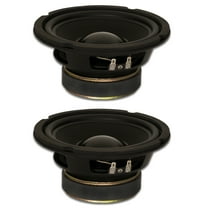 2 Goldwood Sound GW-6028 Rubber Surround 6.5" Woofers 170 Watts each 8ohm Replacement Speakers