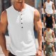 thumbnail image 3 of Mens Sleeveless Muscle Tee Cotton Solid Blank Tank T Shirt Hot Summer Gym Top, 3 of 8