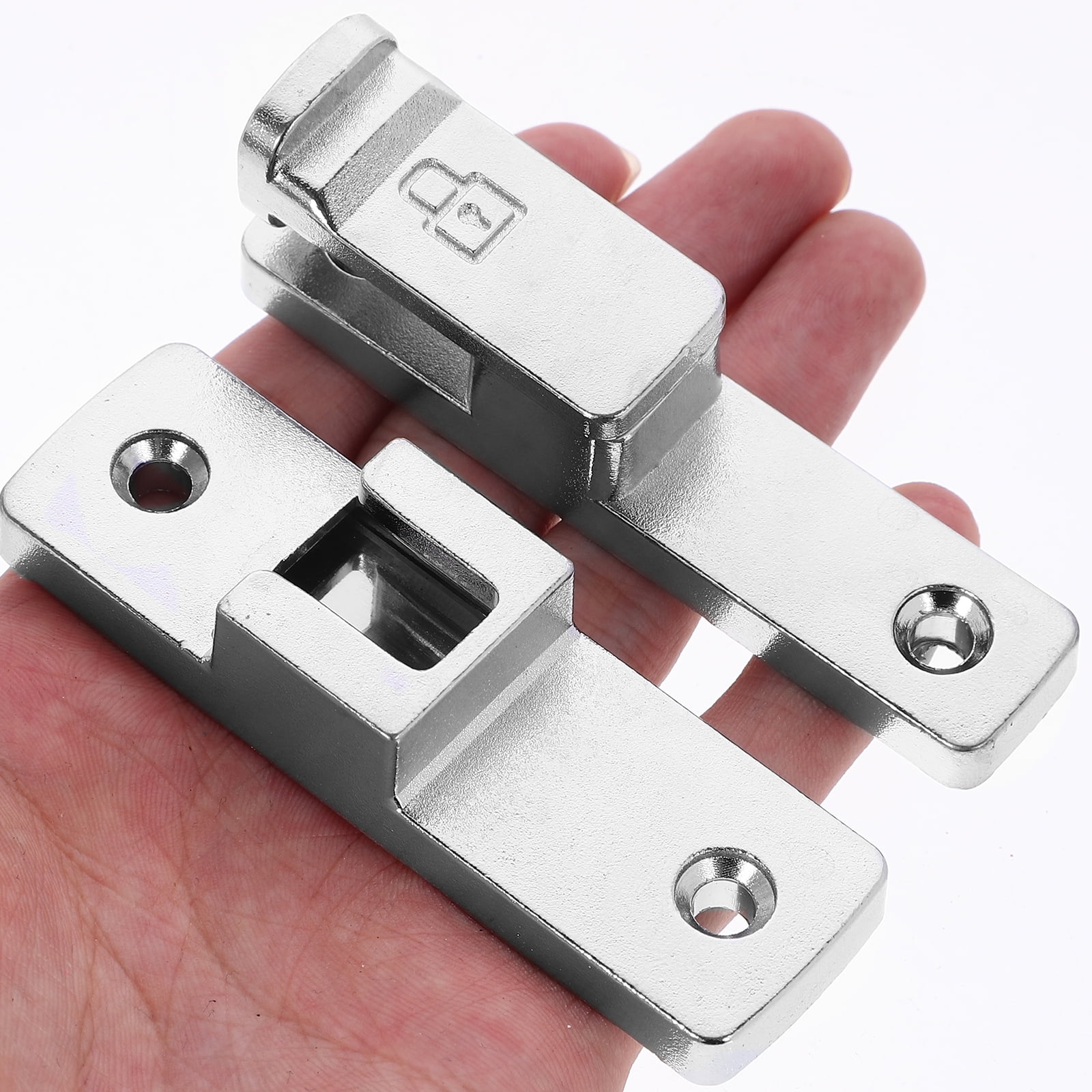 FONDOTIN Zinc Alloy Sliding Door Latch Lock for Barn Doors, Versatile Door Hardware Accessory for Home