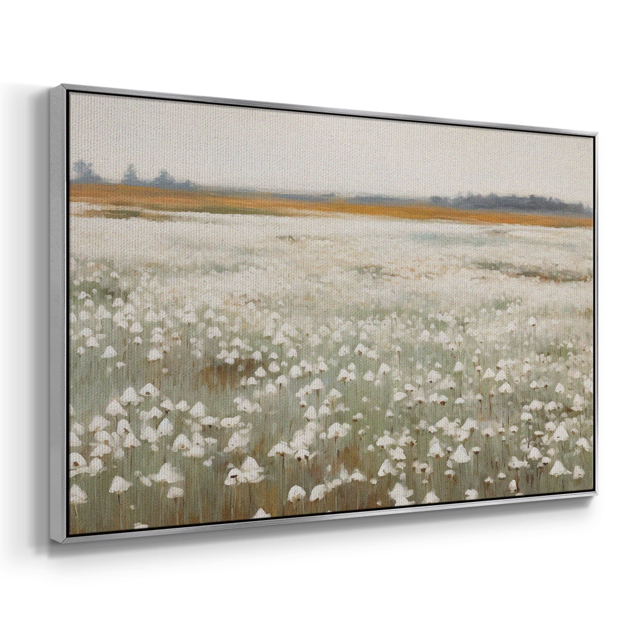 Vintage Landscape-XVII By Wexford Home Framed in Silver Wood Gallery Wrapped Canvas 25 in. x 37 in.