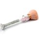 thumbnail image 4 of Bling Bling Rhinestones Brocha de maquillaje con forma de copa de vino con cerdas de fibra suave y mango largo para aplicación de maquillaje (plata), 4 of 5