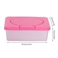 thumbnail image 2 of 2 Pcs Wipe Box, Compact Wipes Container, Moisturizing Wipes Container Organizer for Home Office Car 7.7x3x4.7", 2 of 6