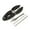 Black, variant on Cooking Utensils Seafood Tools Set for Crabs Lobster Includes Deveiner Scissors Fork Pick and Shellfish Kit by Cooking Utensils Category
