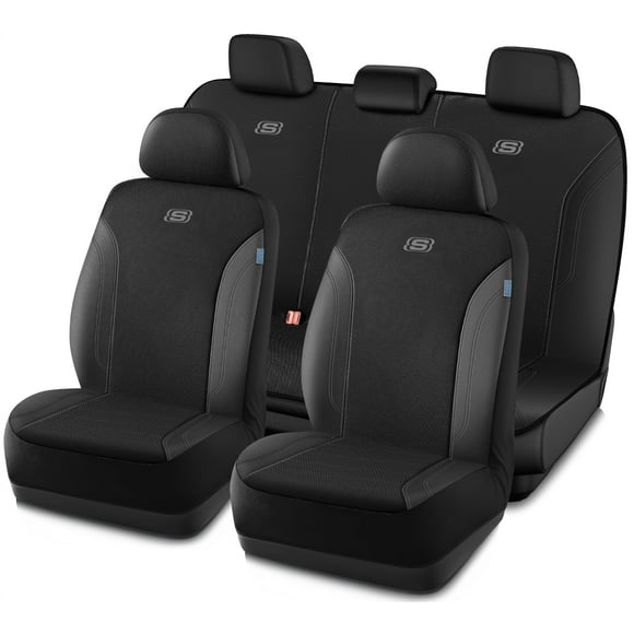 Fundas para asientos de coche Skechers Work Leather 5 veces más resistentes, airbag