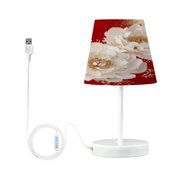 YAZAOO Table Lamp Creative Golden Elegance Pattern Simple Pattern Night Light