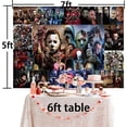 thumbnail image 3 of Horror Movie Backdrop Banner Party Supplies Poster Movie Theme Background for Photography Kids Birthday Decorations, 3 of 6