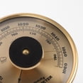 thumbnail image 3 of HAMPPLIES Clock Barometer Metal Golden Simple Appearance for Office 1Pcs, 3 of 6