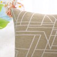 thumbnail image 6 of PiccoCasa Simplicity Throw Pillow Cover 18''x18'' Cotton Linen Decorative Tan, 6 of 8