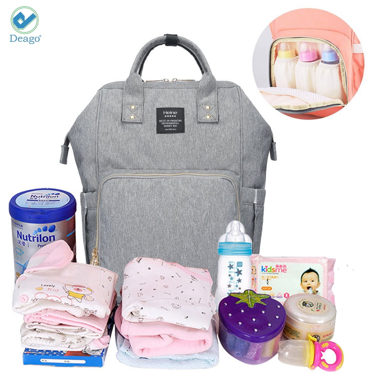 deago diaper bag