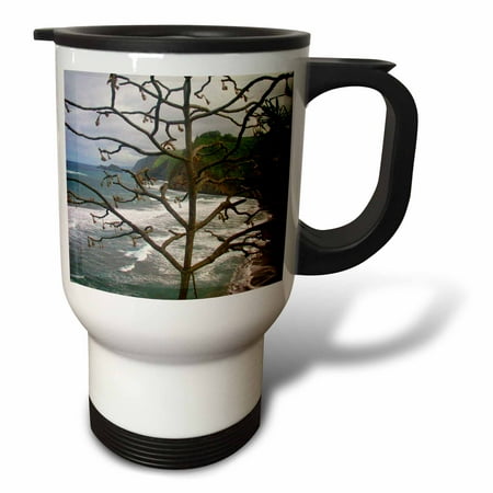 

3dRose Hawaiian Tree Travel Mug 14oz Stainless Steel