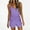 Purple, variant on BUIGTTKLOP Short Jumpsuit for Women Spaghetti Strap Adjustable Waist Drawstring Cami Romper Summer Casual Overalls