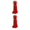 thumbnail image 4 of Qarigey Vestido de fotografía de maternidad Vestido de gasa Split Front Maxi Embarazo Embarazada Ropa Prop Baby Showers Lace Red S Rojo S 2Conjunto, 4 of 6