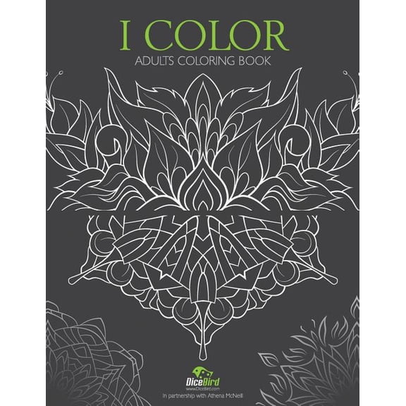 I color: Adults coloring book (Paperback)