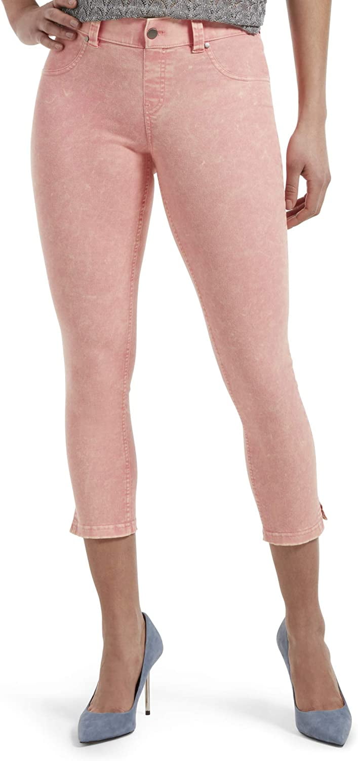 jean capri leggings